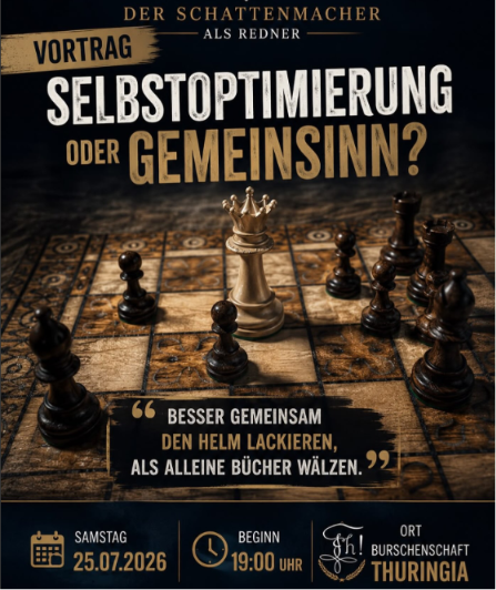 Vortrag: Selbstoptimierung oder Gemeinsinn?