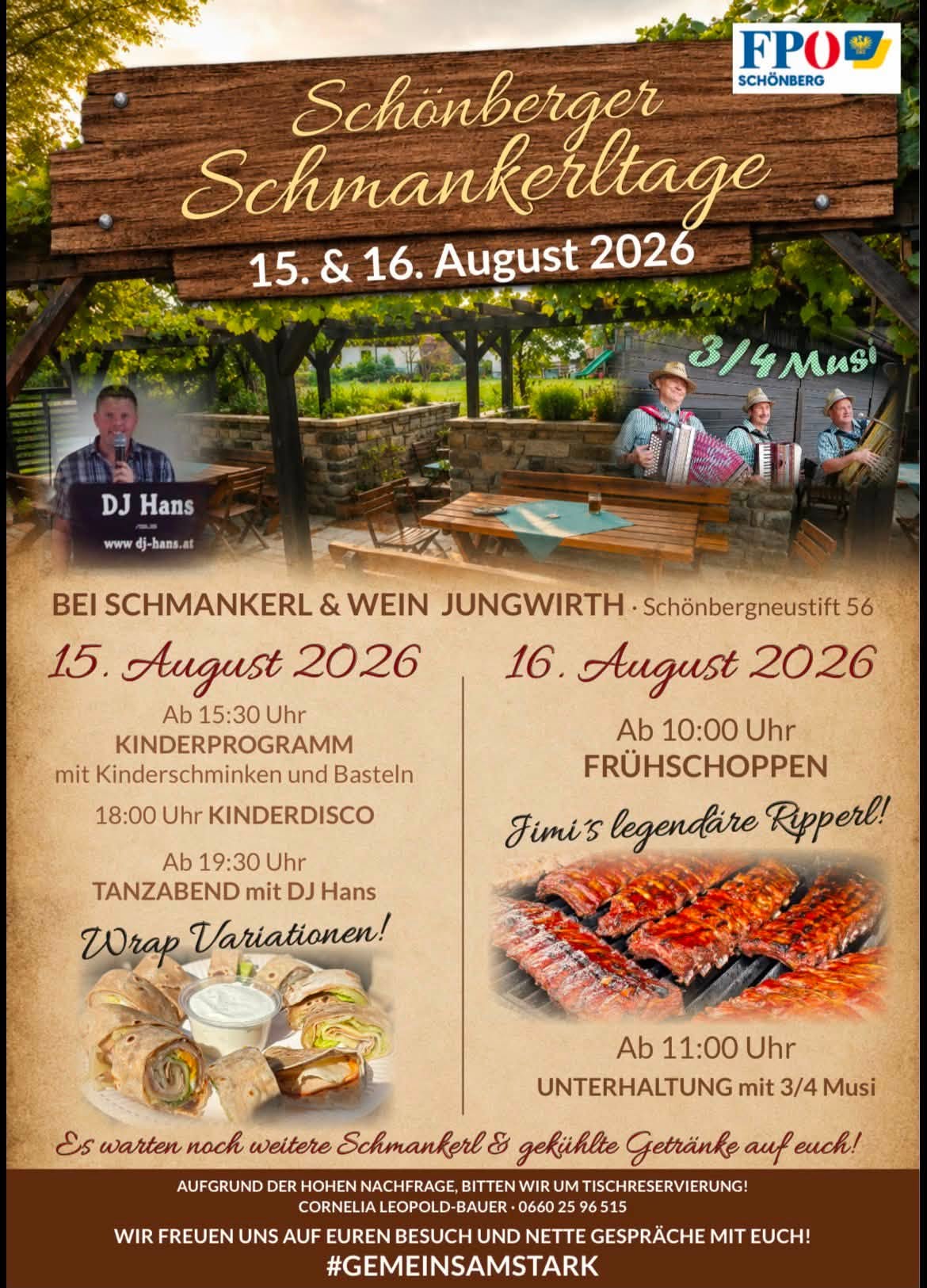 Schönberger Schmankerltage