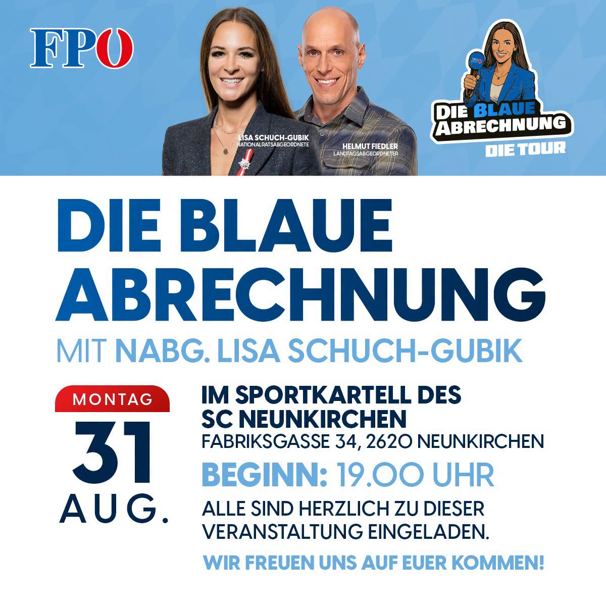 Die blaue Abrechnung