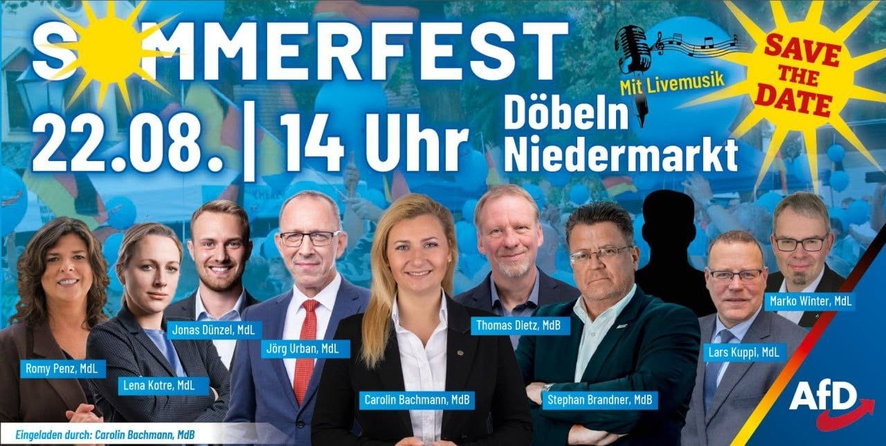 AfD-Sommerfest in Döbeln