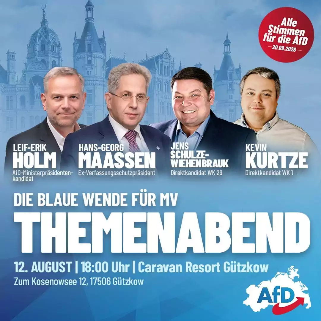 Themenabend: Die Blaue Wende für MV