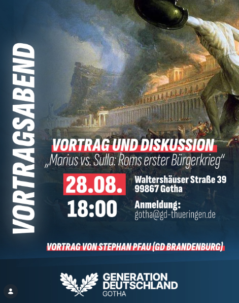 Vortrag: „Marius vs. Sulla: Roms erster Bürgerkrieg“