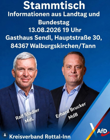 Stammtisch AfD Kreisverband Rottal-Inn