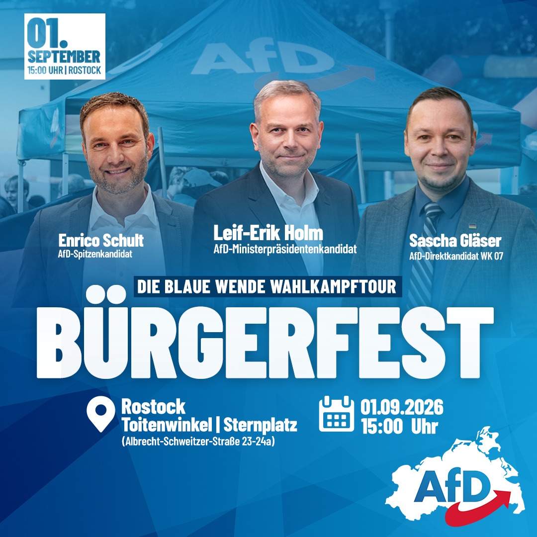 AfD-Bürgerfest am Sternplatz