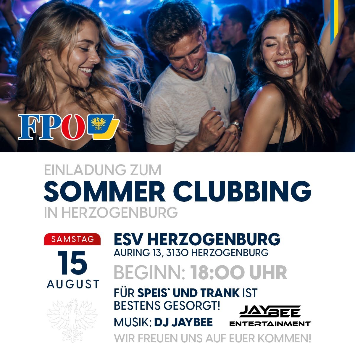 Sommerclubbing der FPÖ Herzogenburg