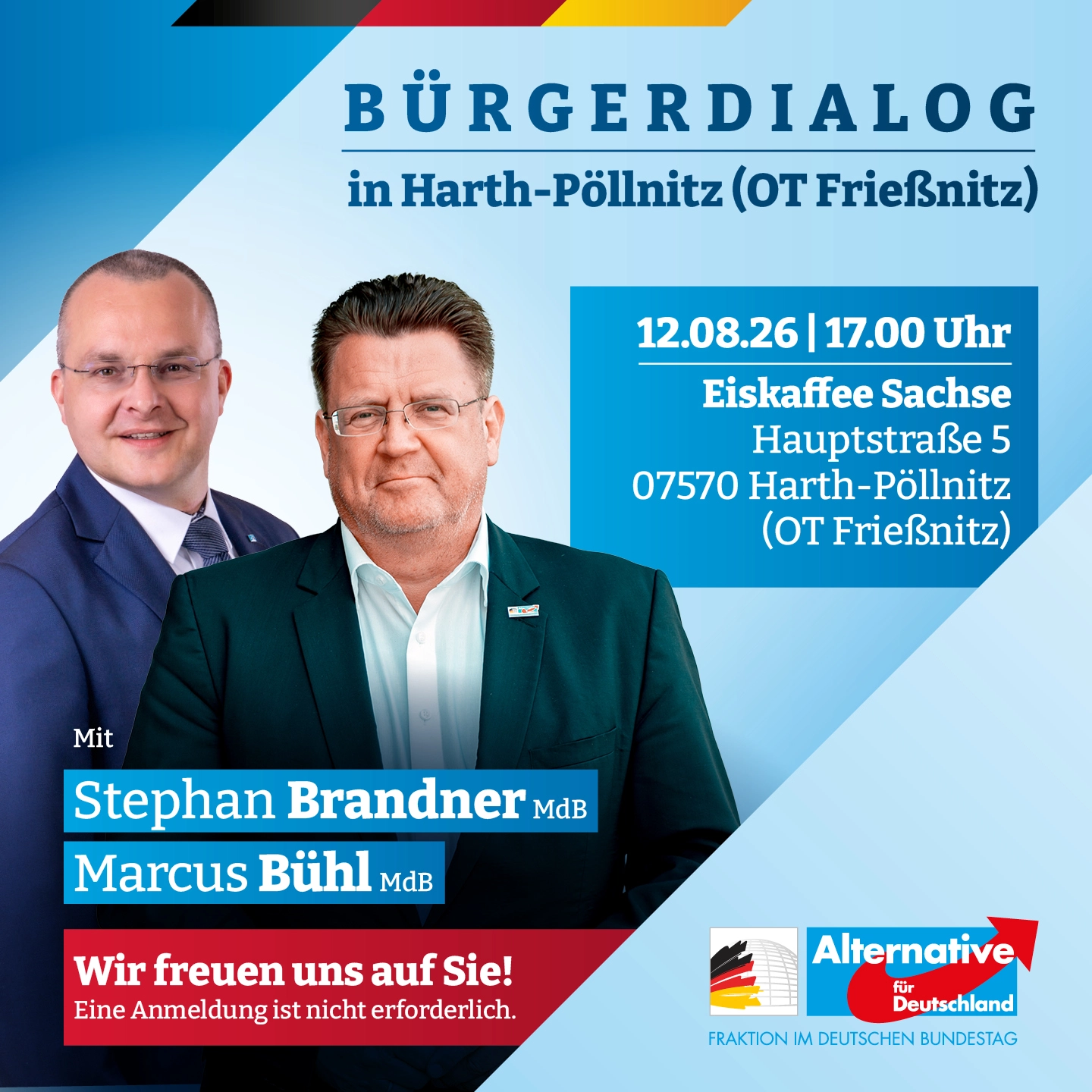 Bürgerdialog in Harth-Pöllnitz