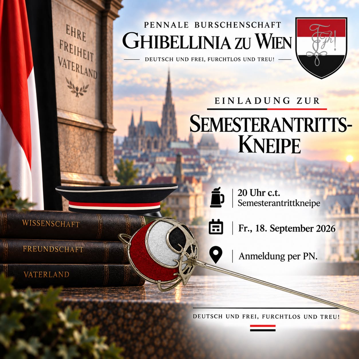 Semesterantrittskneipe der PB! Ghibellinia zu Wien