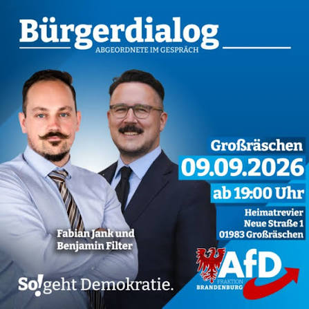Bürgerdialog mit Fabian Jank und Benjamin Filter