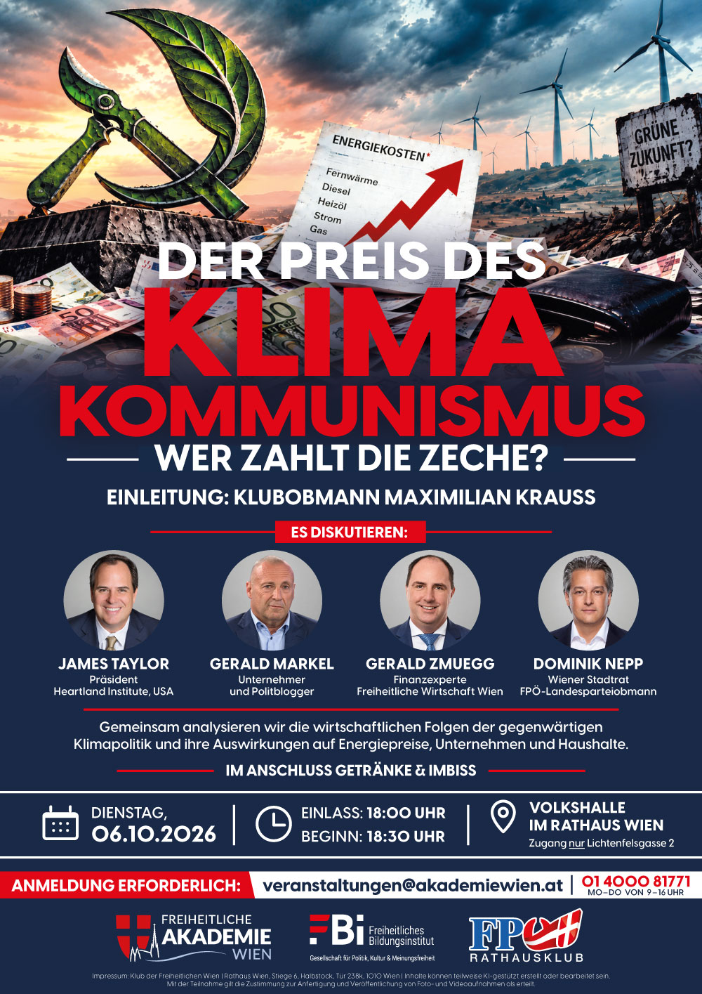 Der Preis des Klima Kommunismus - Wer zahlt die Zeche?