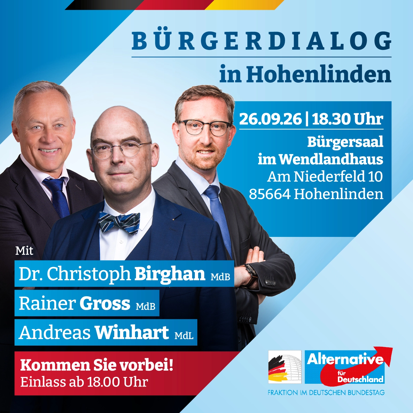 AfD-Bürgerdialog in Hohenlinden