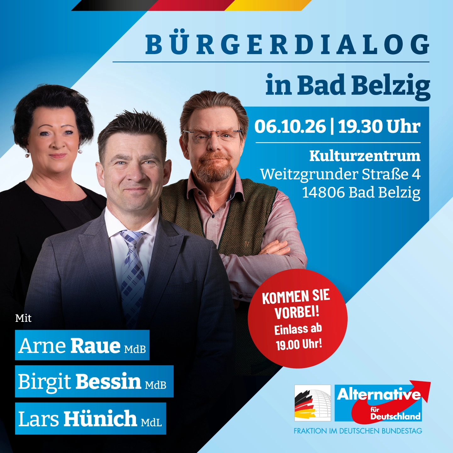 AfD-Bürgerdialog in Bad Belzig