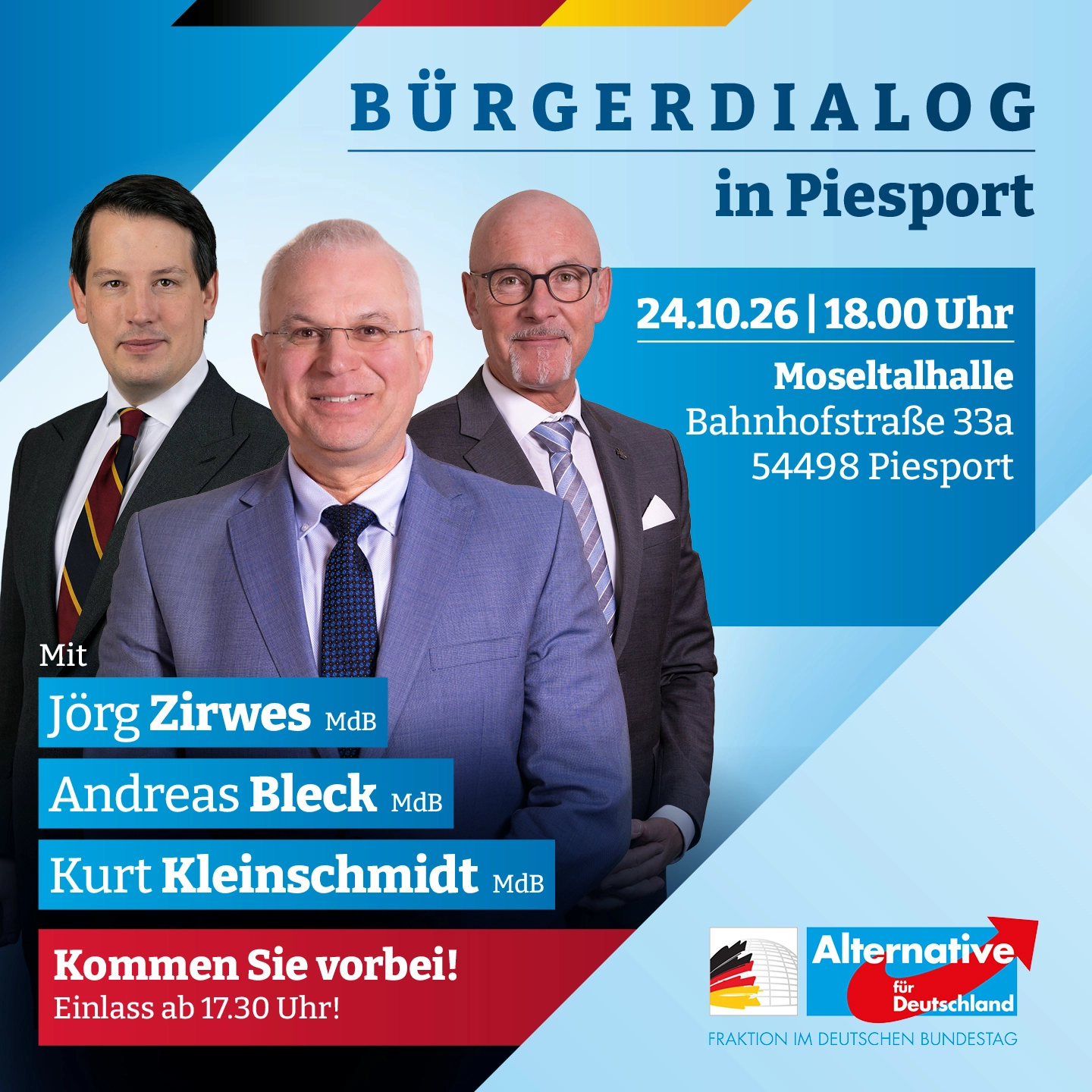 AfD-Bürgerdialog in Piesport