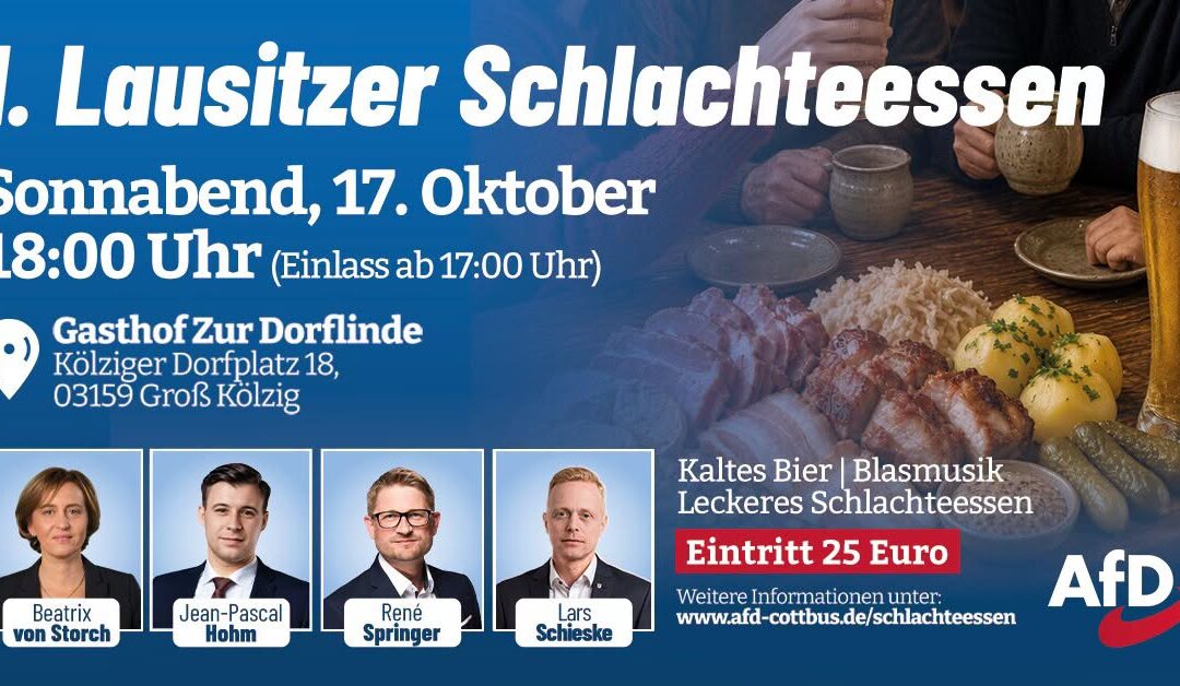 1. Lausitzer Schlachteessen