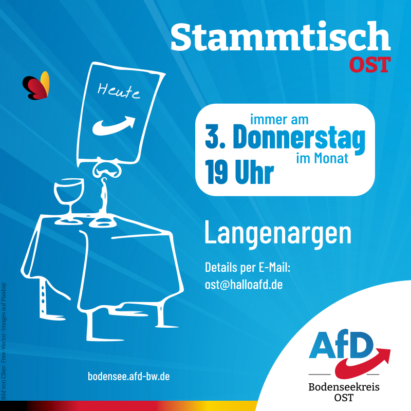AfD-Stammtisch Ost in Langenargen