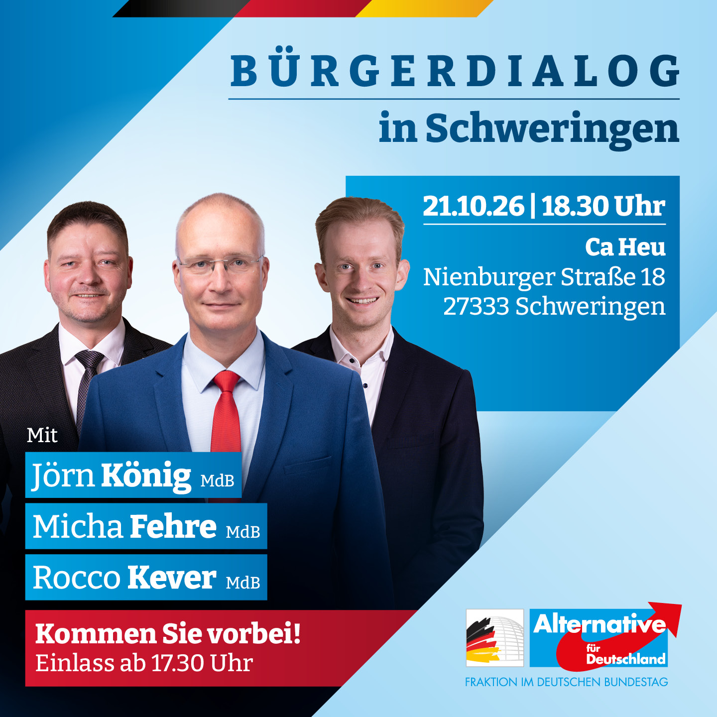 AfD-Bürgerdialog in Schweringen