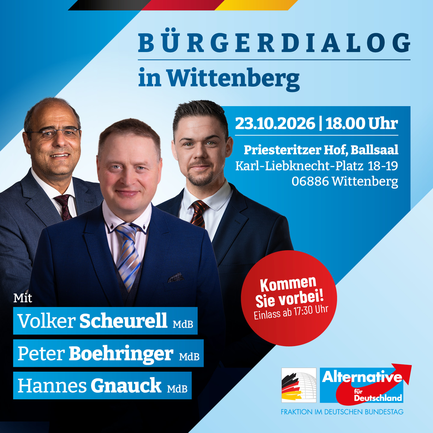 AfD-Bürgerdialog in Wittenberg