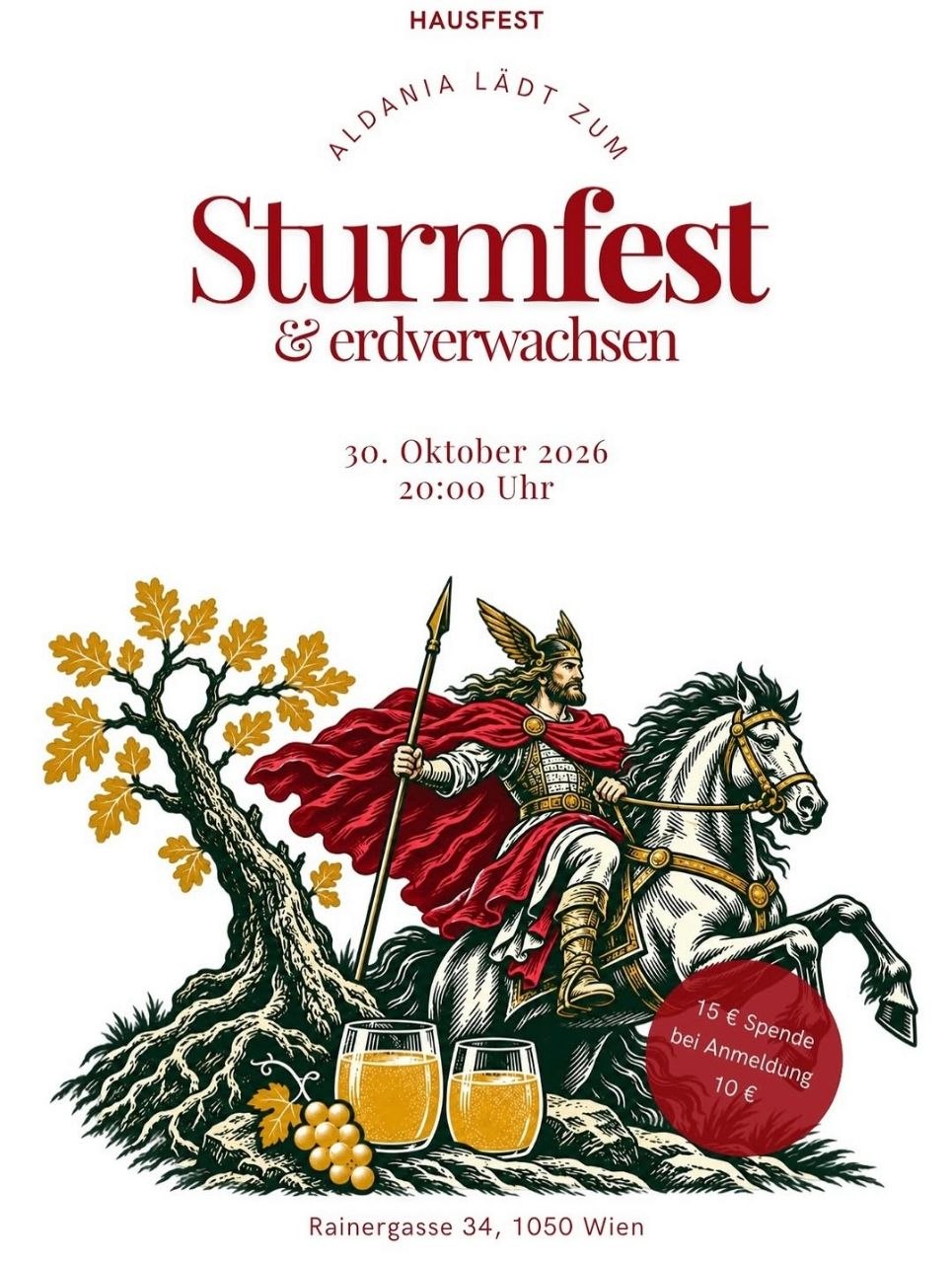 Sturmfest & erdverwachsen: Hausfest der B! Aldania