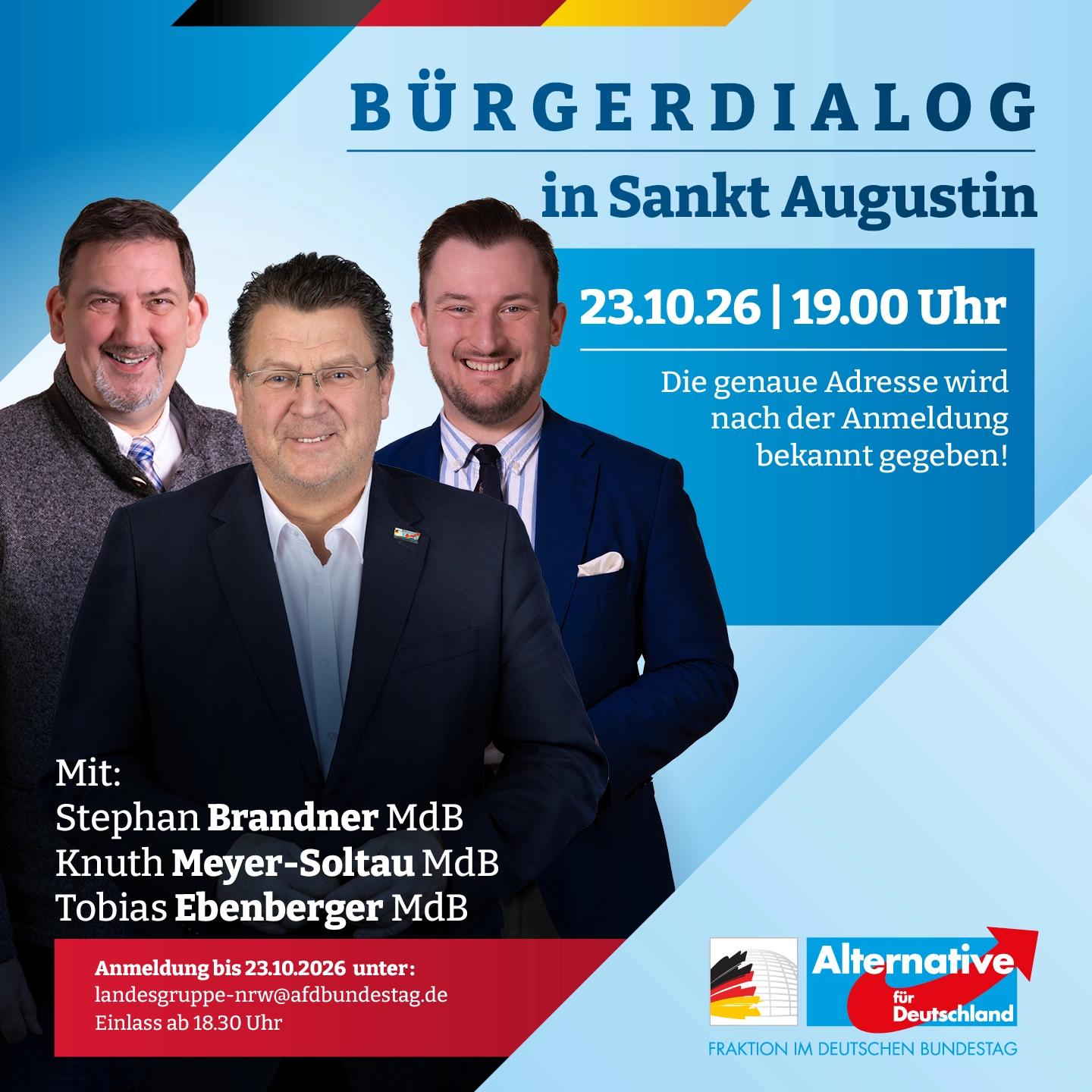 AfD-Bürgerdialog in Sankt Augustin