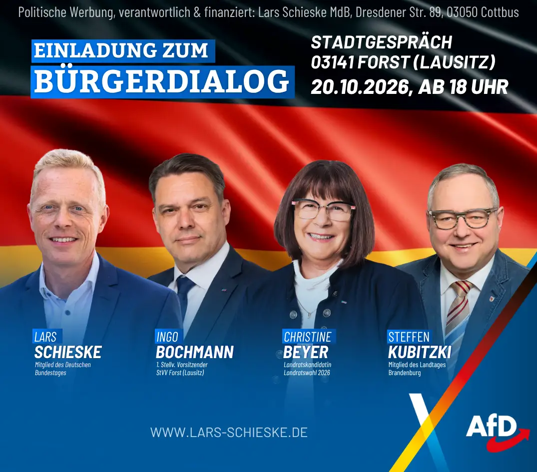 Bürgerdialog in Forst