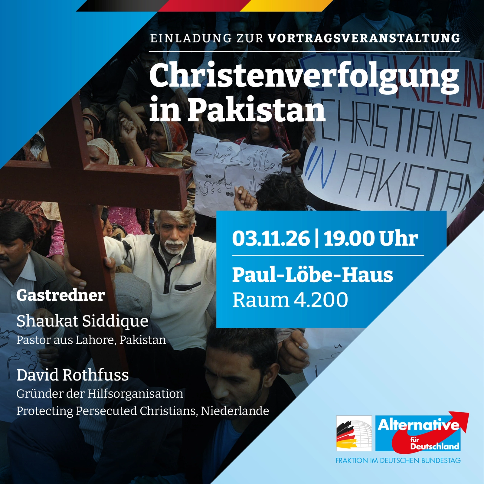 Vortrag: Christenverfolgung in Pakistan