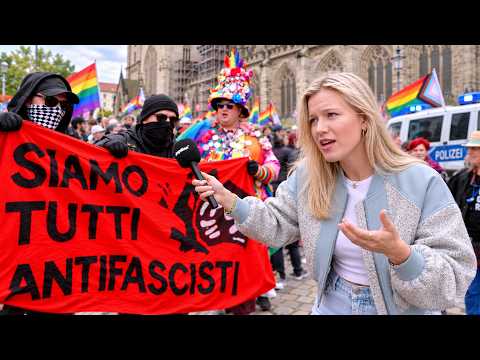 So absurd war diese Anti-AfD-Demo 💀🌈