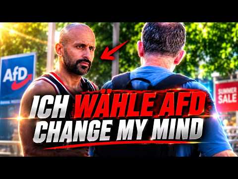 Er stimmt mir in FAST ALLEN Punkten zu! Und ist TROTZDEM AfD-GEGNER 🤣🤣 | Change my Mind Duisburg