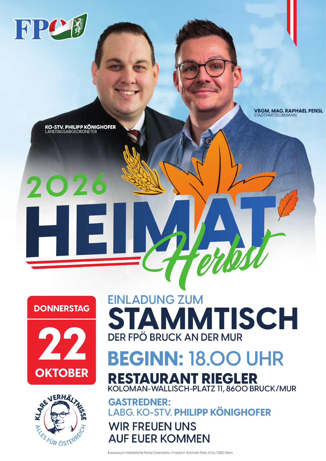 Stammtisch – FPÖ Bruck