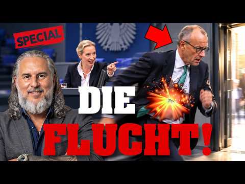 MERZ flieht panisch vor Weidel aus dem BUNDESTAG! 💥⚡️Tim Kellner #satire #comedy