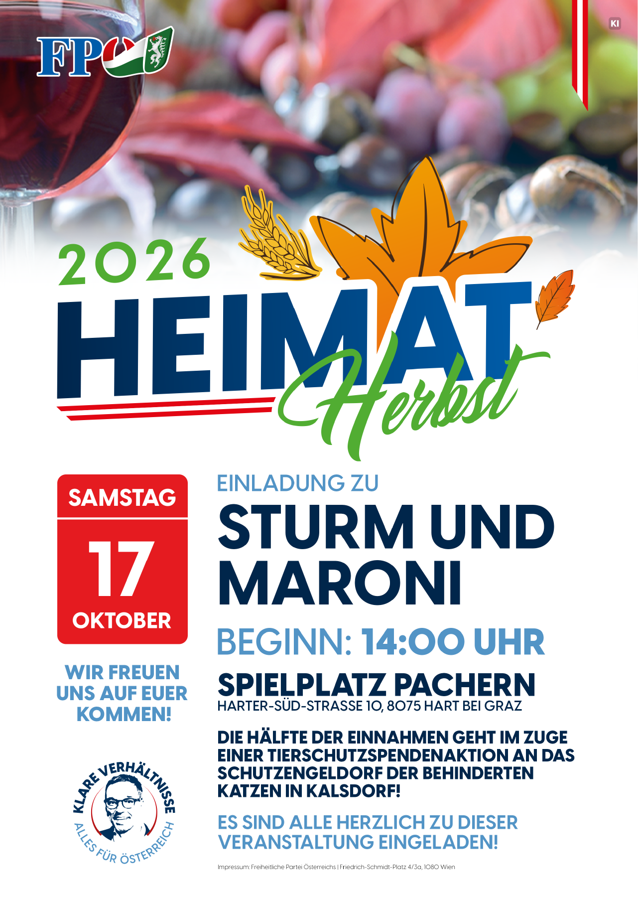 Sturm und Maroni – FPÖ Hart bei Graz