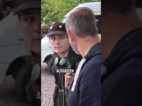 heute geben wir keine interviews   direkte konfrontation  #björnbanane #klartext #afd