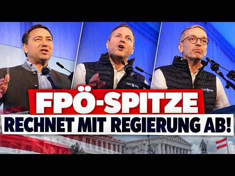 FPÖ-Spitze rechnet mit Regierung ab! - Kickl will Neuwahlen, Haimbuchner den Landeshauptmann!