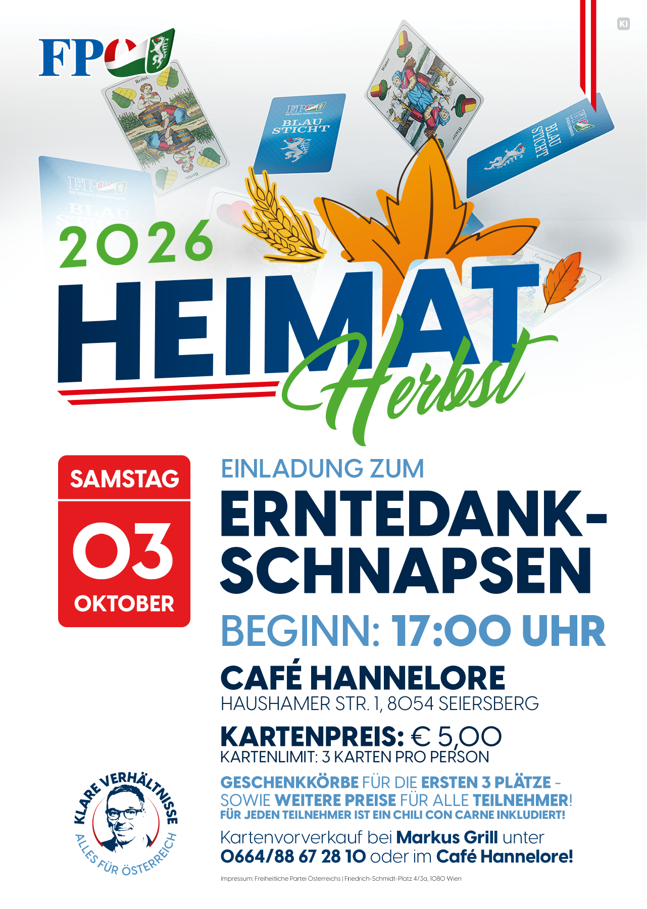 Erntedank-Schnapsen – FPÖ Seiersberg