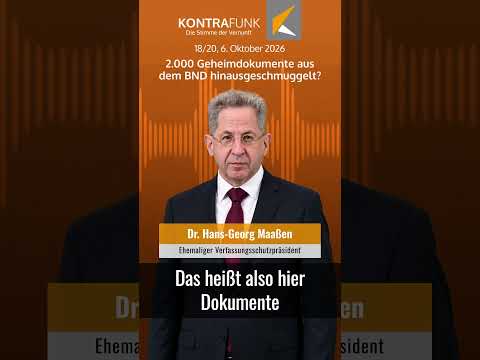 2.000 Geheimdokumente aus dem BND hinausgeschmuggelt?