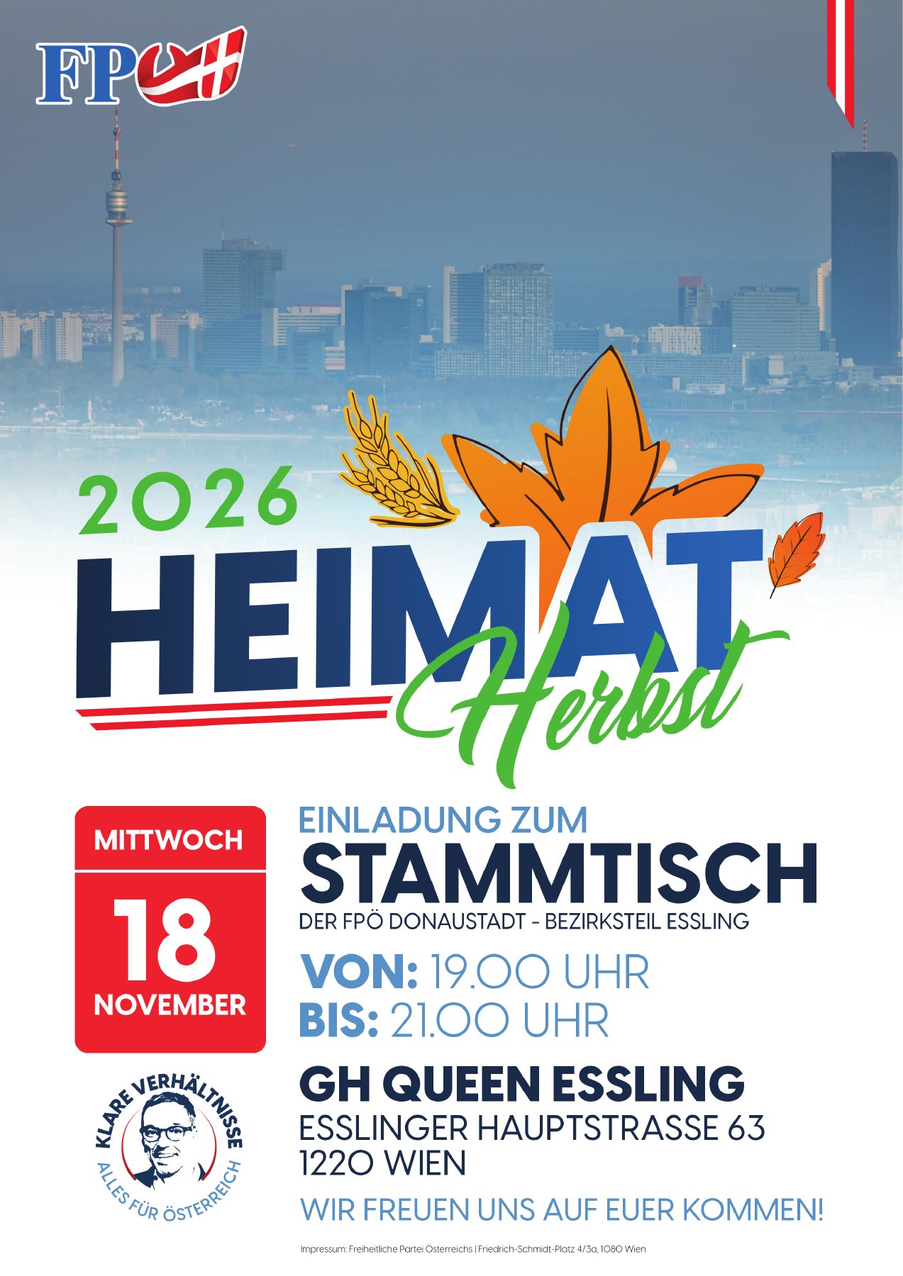 Stammtisch – FPÖ Donaustadt Essling
