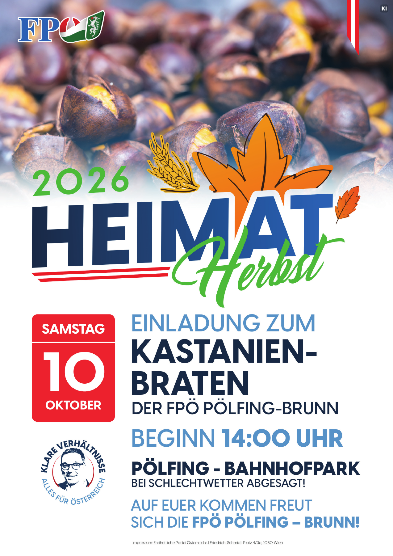 Kastanienbraten – FPÖ Pölfing-Brunn