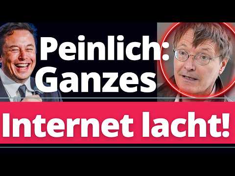 TESLA: Peinlichste Lauterbach Aktion aller Zeiten! Ganzes Internet lacht!