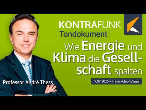 Prof. André Thess - Wie Energie und Klima die Gesellschaft spalten