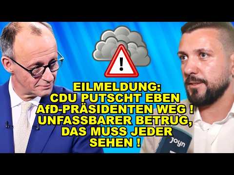 EIL: CDU PUTSCHT AfD-Präsidenten WEG!