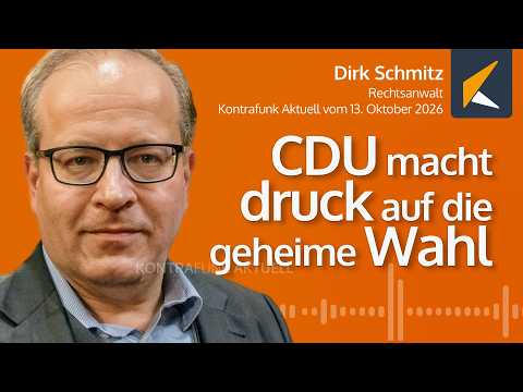 AfD-Unterstützer in der CDU? – Rechtsanwalt Dirk Schmitz erörtert, ob es jetzt zu Sanktionen kommt