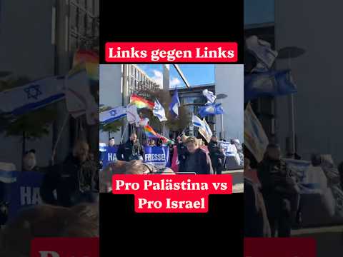 Links gegen Links: Konflikt Pro Israel vs Pro Palästina