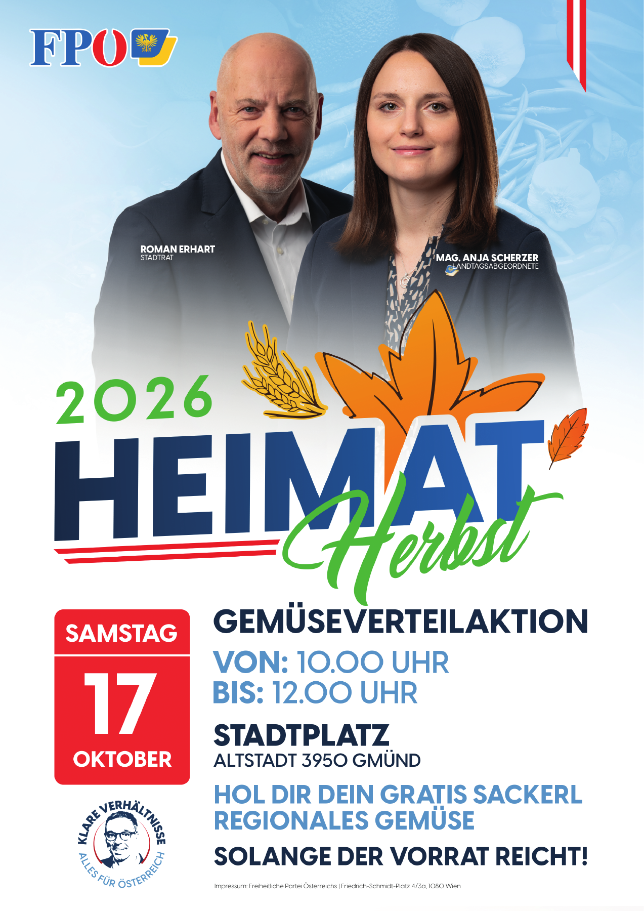 Gemüseverteilaktion – FPÖ Gmünd
