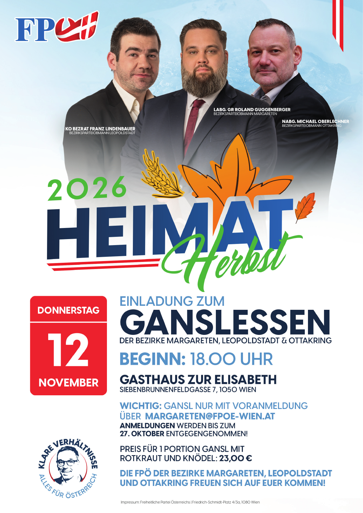 Ganslessen – FPÖ Margareten