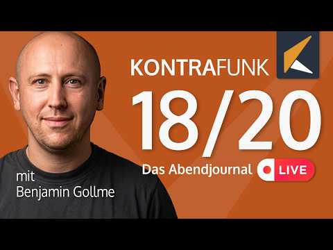 🔴 18/20: Das Abendjournal – live mit Benjamin Gollme