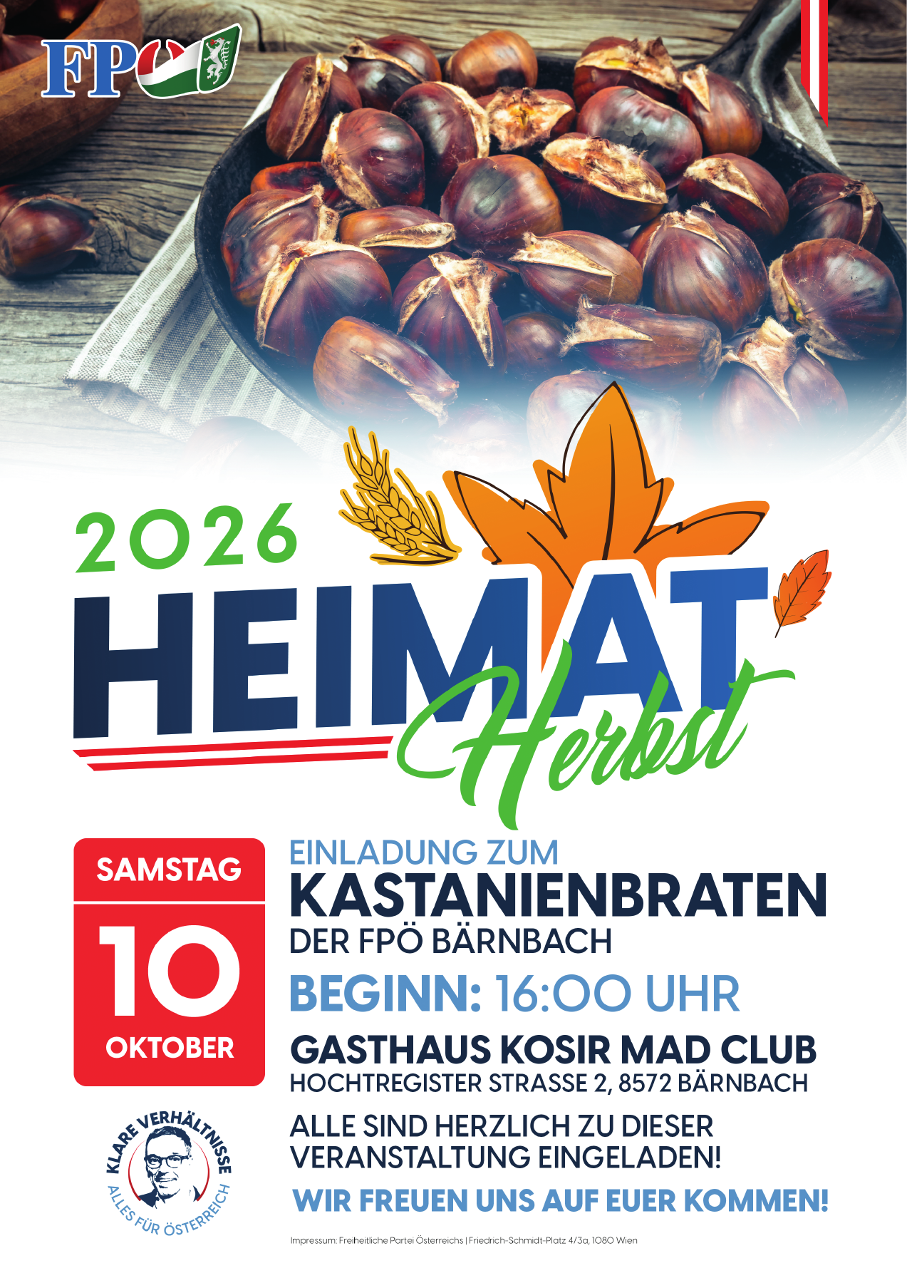 Kastanienbraten – FPÖ Bärnbach