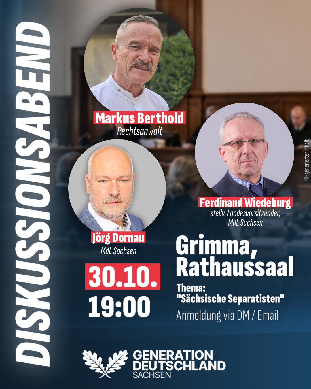 Diskussionsabend "Sรคchsische Separatisten"