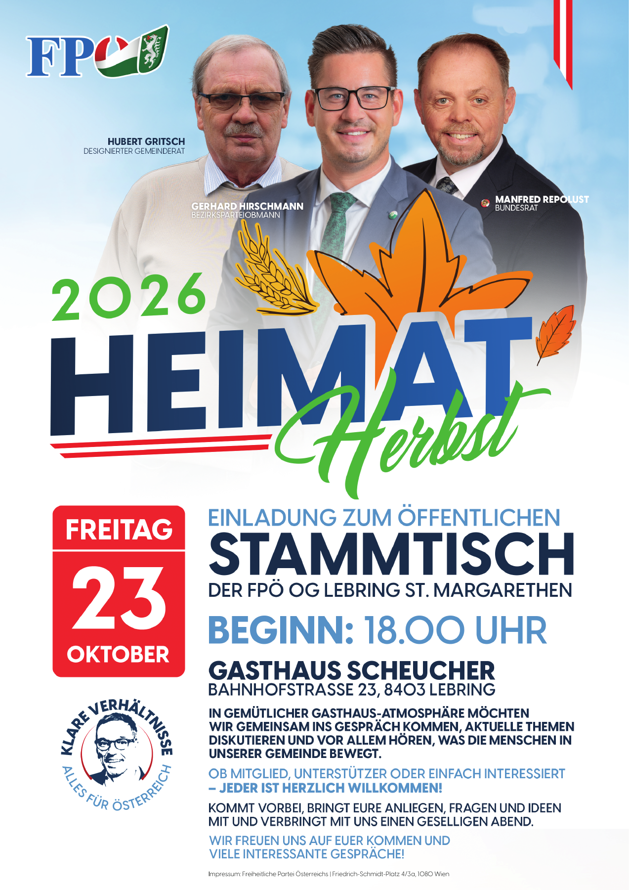 Stammtisch – FPÖ Lebring