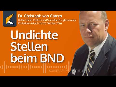 Wer kontrolliert den BND? – Cybersecurity-Experte Christoph von Gamm im Gespräch
