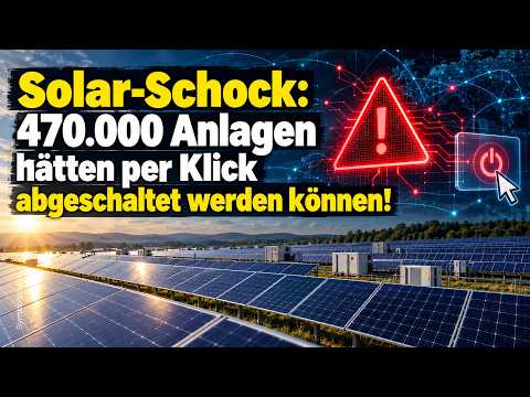 Solar-Schock: 470.000 Anlagen hätten per Klick abgeschaltet werden können!