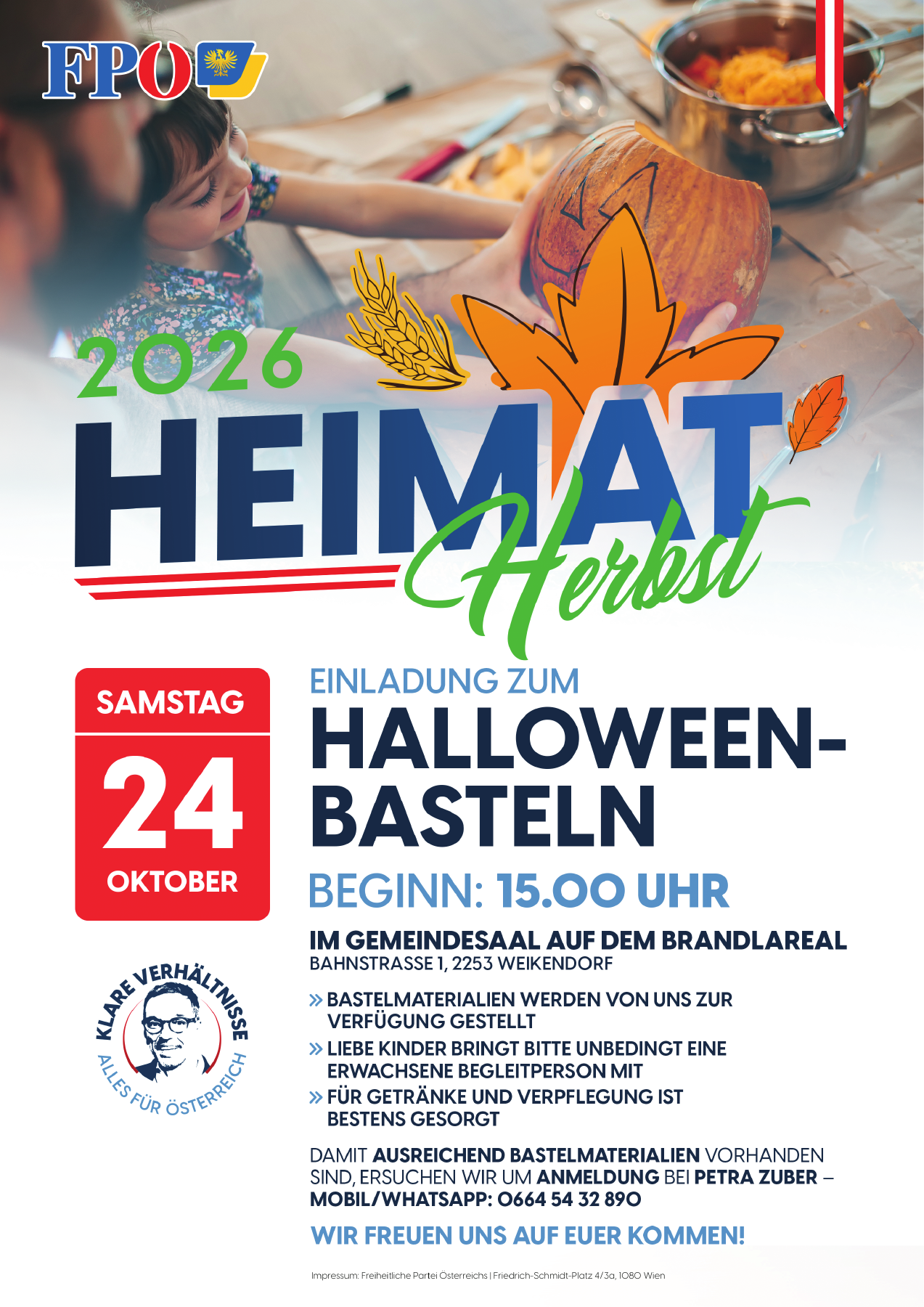 Halloween-Basteln – FPÖ Weikendorf