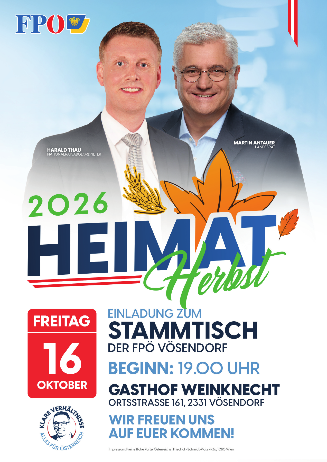 Stammtisch – FPÖ Vösendorf